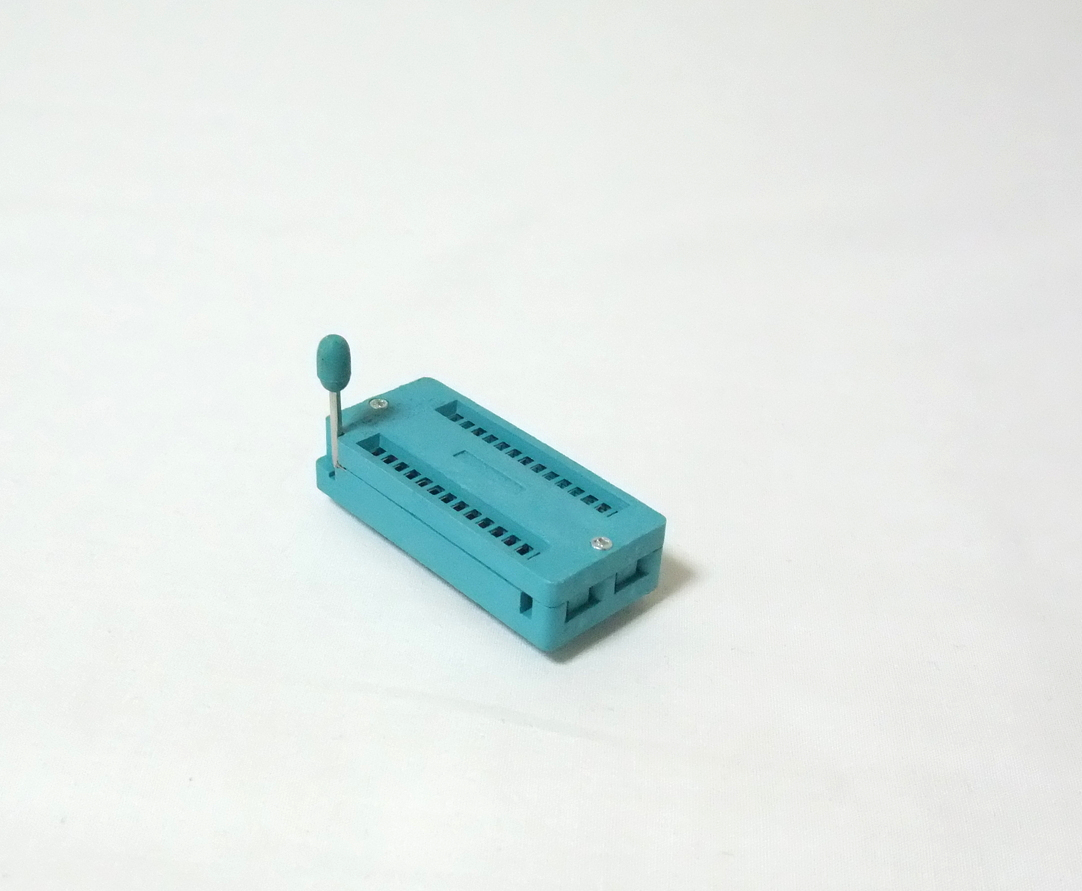 ゼロプレッシャーICソケット28ピン(600mil幅、ZIFソケット、新品)拍卖