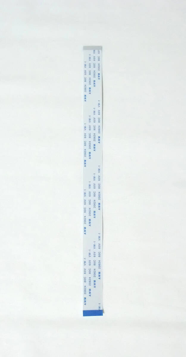 フレキシブルフラットケーブル0.5mmピッチ28ピン長さ20cm接続面反対2本セット(FFC、新品)拍卖