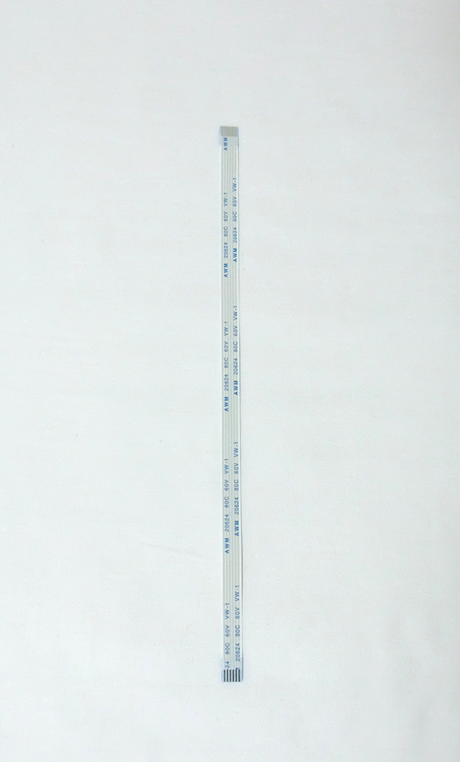 フレキシブルフラットケーブル1mmピッチ6ピン長さ20cm接続面同じ2本セット(FFC、新品)拍卖