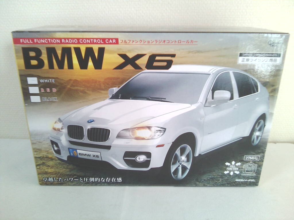 未使用★ BMW X6 ラジコン ホワイト 正規ランセンス商品拍卖