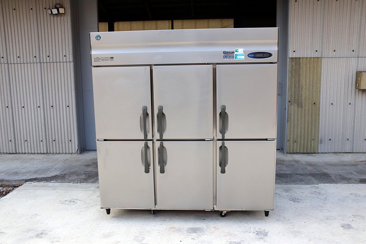 激安!ホシザキ星崎 6ドア 三相200V 15A オール冷蔵庫 1800×800 HR-180Z3 動力 店舗厨房業務用拍卖