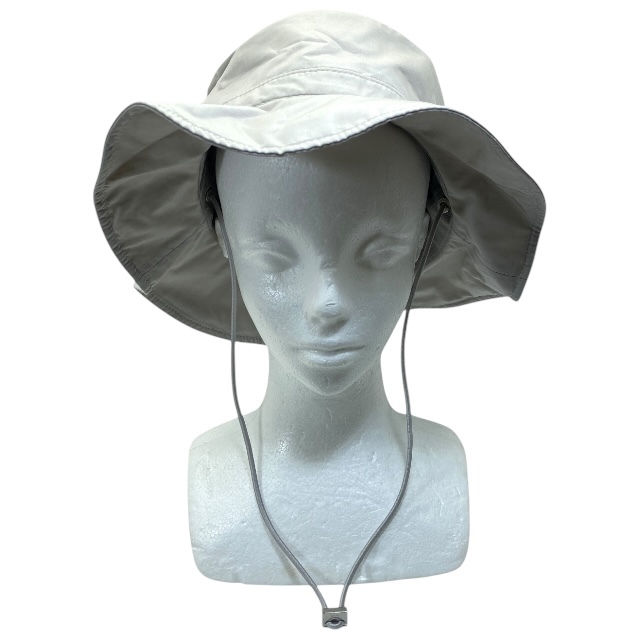 【未使用】クリスチャンディオール 帽子ハット パッカブルバケットハット アクセサリー 小物 ロゴ ポリアミド コットン グレー (サイズ L)拍卖