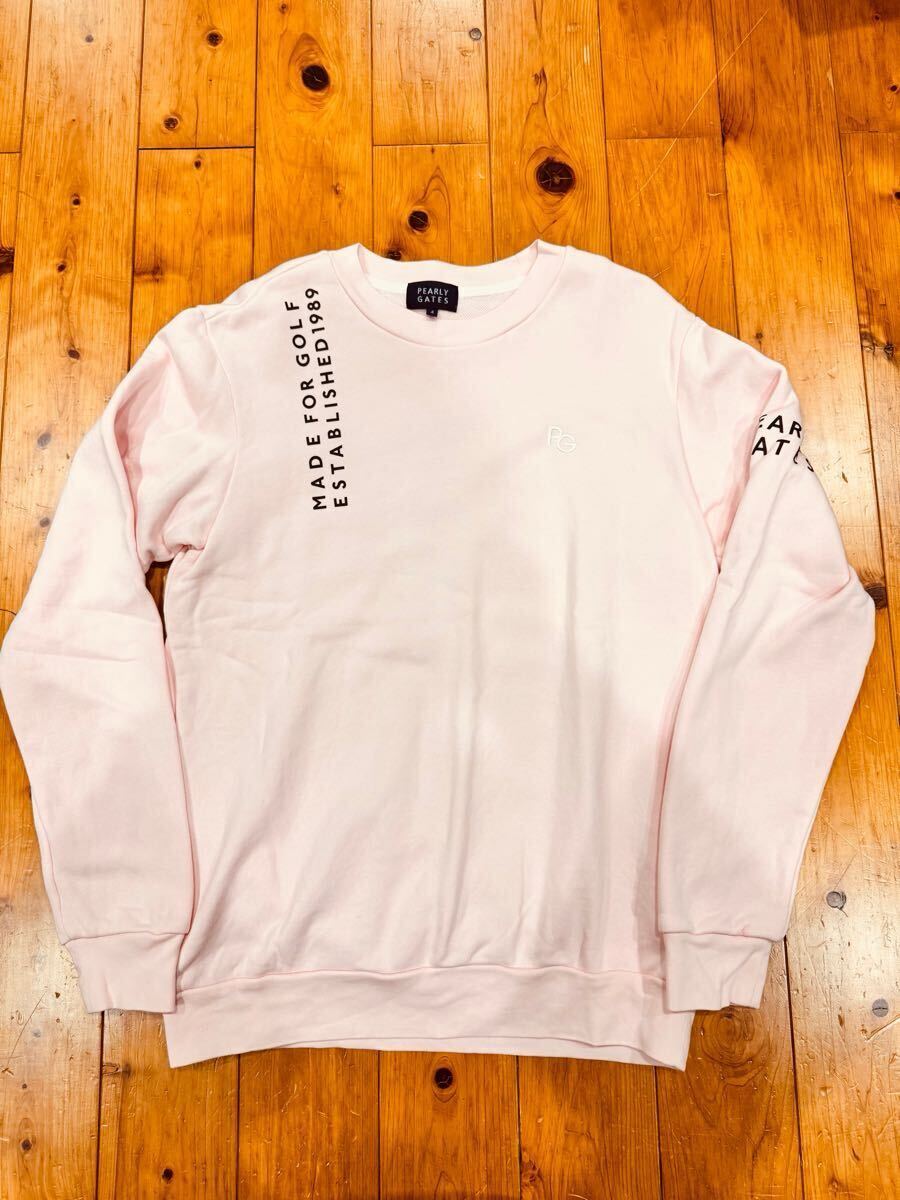 【美品!】PEARLY GATES パーリーゲイツ スウェット トレーナー ピンク サイズ4拍卖