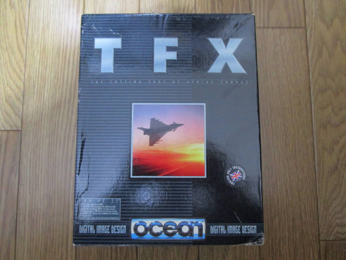 TFX Tactical Fighter Experiment EU英語版 Ocean Digtal Image Design 1993 IBMDOS 3.5inchFD BIGBOX 中古拍卖