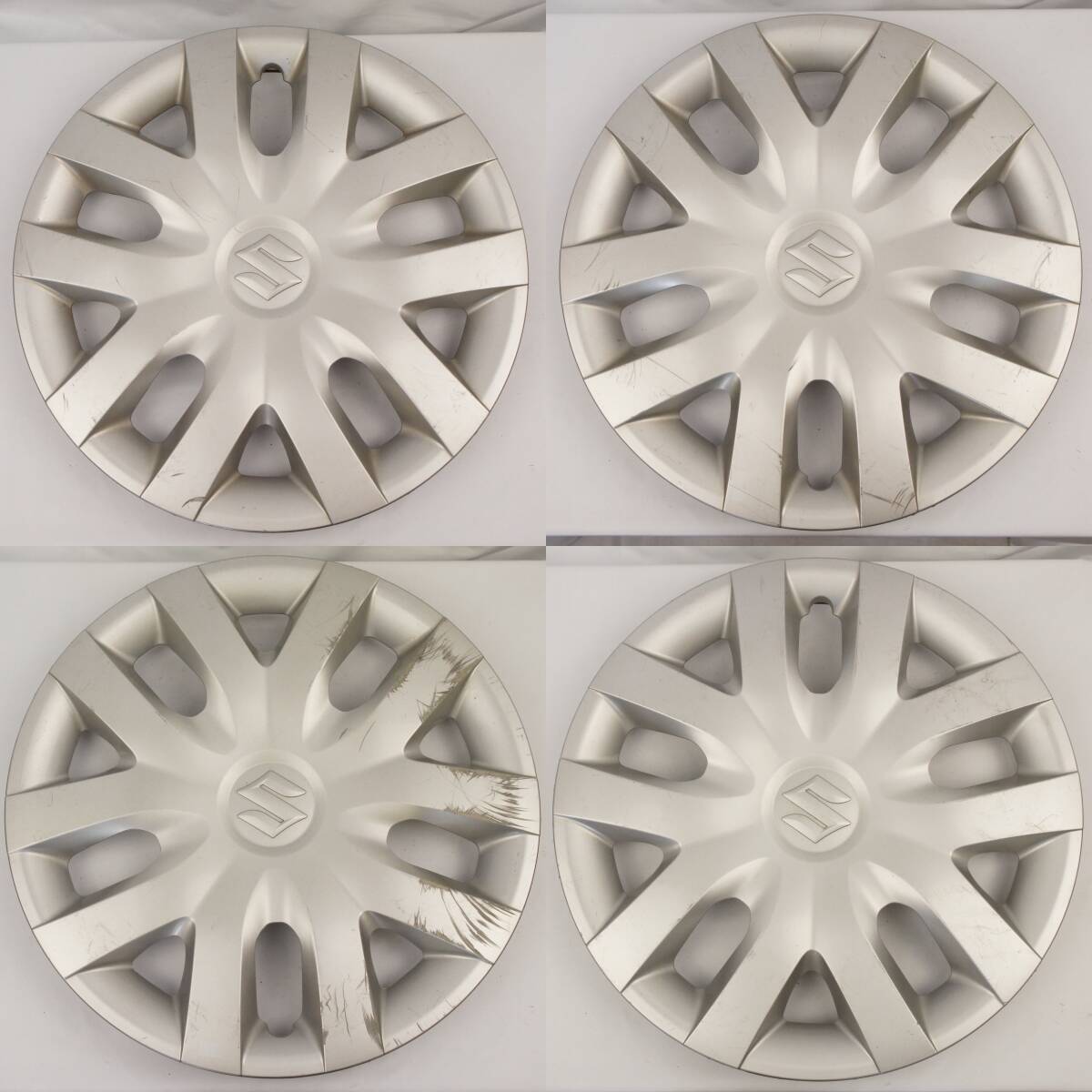 4枚セット ホイールキャップ ZC72S ZD72S スイフト A254A 15インチ ホイールカバー スチール 鉄チン R-A254A スズキ 純正 @9510s拍卖