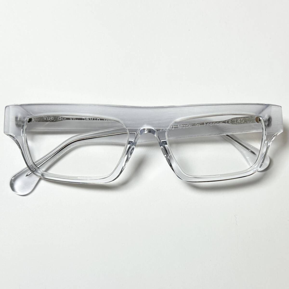 Vue dc. 新品未開封】 フレームフランス製 Frame France VIC 000 メガネ 純正ケース付き ヴュードゥシー拍卖