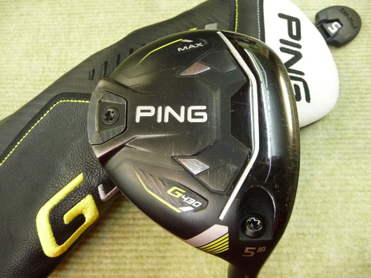 訳アリ☆ピン PING G430 MAX 5W 18度 ALTA CB 65 (S) USシャフト フェアウェイウッド リシャフト アルタ *MP@1*Q*044拍卖