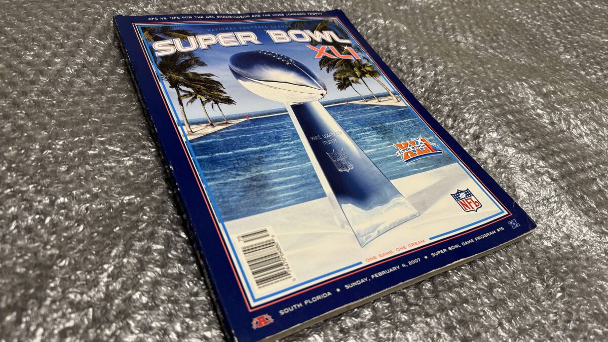 洋書★NFL スーパーボウル XLI 公式プログラム★2007★インディアナポリス・コルツ VS シカゴ・ベアーズ★MVP ペイトン・マニング拍卖