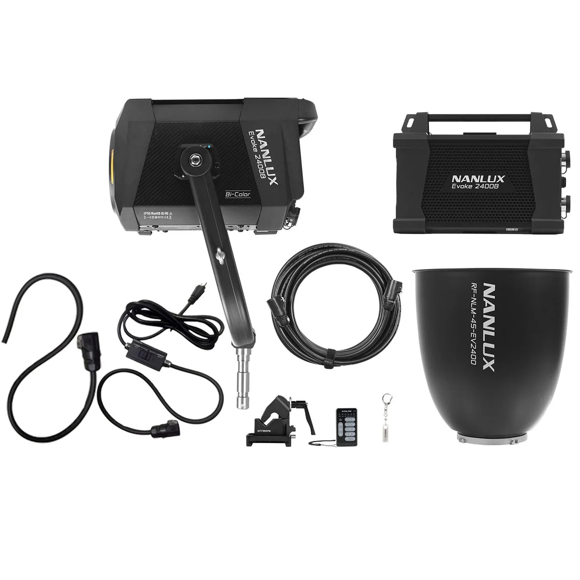 NANLUX Evoke 2400B 撮影用ライト スタジオライト バイカラー拍卖