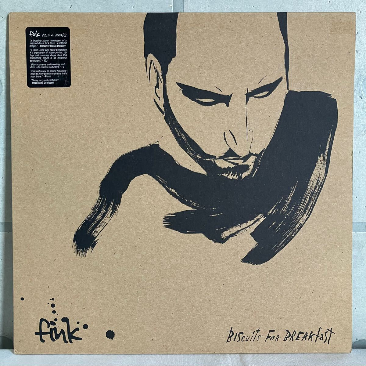 美品 UK LP / Fink - Biscuits For Breakfast / SSW Art Rock Indie Rock Blues Folk / Ninja Tune拍卖
