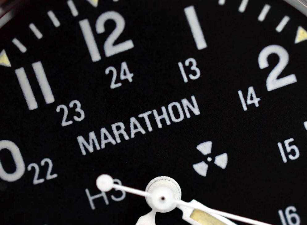 ■MARATHON MIL-W-46374D 1992Y「lost Marathon」ロスト マラソン コレクターズウオッチ(超希少)拍卖