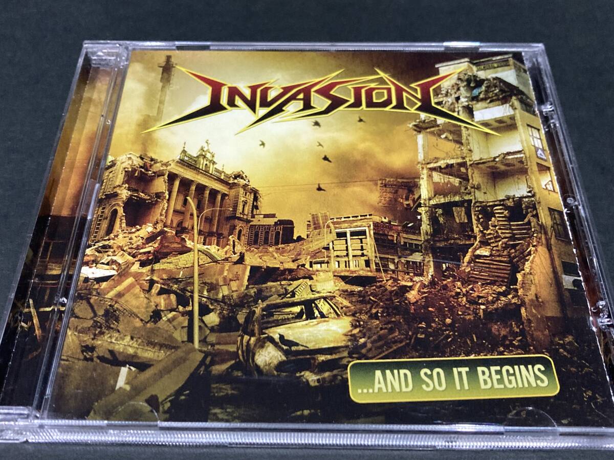 スウェーデン産スラッシュメタル INVASION / AND SO IT BEGINS 輸入盤CD 拍卖