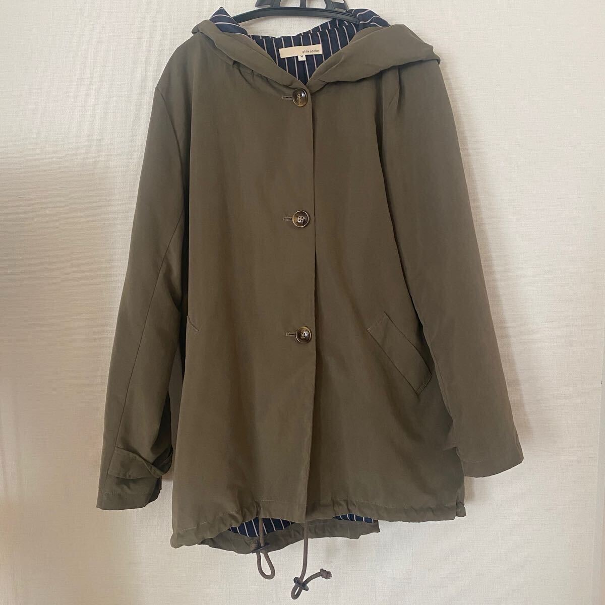 ピンクアドべ PINKADOBE カーキ ジャケット コート Mサイズ レディース 送料無料拍卖