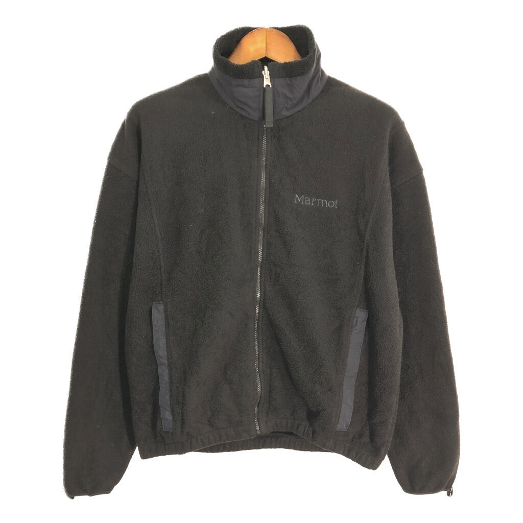 MARMOT マーモット フリースジャケット アウトドア ブラック (メンズ XL相当) 中古 古着 S8211拍卖