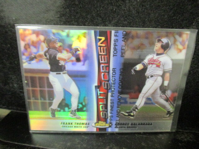 ◎野球カード フランク・トーマス/アンドレス・ガララーガ 1999 Finest SS 7 Refractor 即決!!拍卖