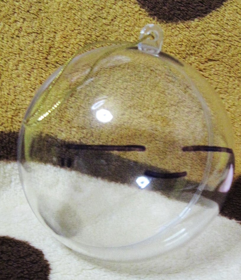 AM雑貨■透明ボール 玉 オーナメント クリスマス 飾り 置物 癒し かわいい 2024 12月 イベント Artmade ハンドメイド あゆまんじゅう。拍卖