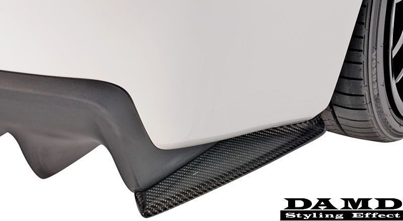 【M's】MITSUBISHI ランサーエボリューションX(2007.10-) DAMD リアアンダーエクステンション/CARBON ダムド エアロ ランエボX ランエボ10拍卖