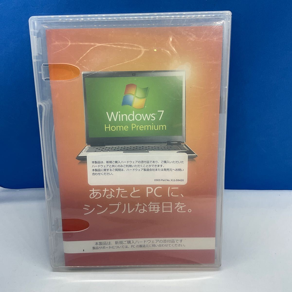 ◎(D1207-24)Windows 7 Home Premium SP1 64ビット版ソフトウェア + Windows PRO プロダクトキー 中古拍卖