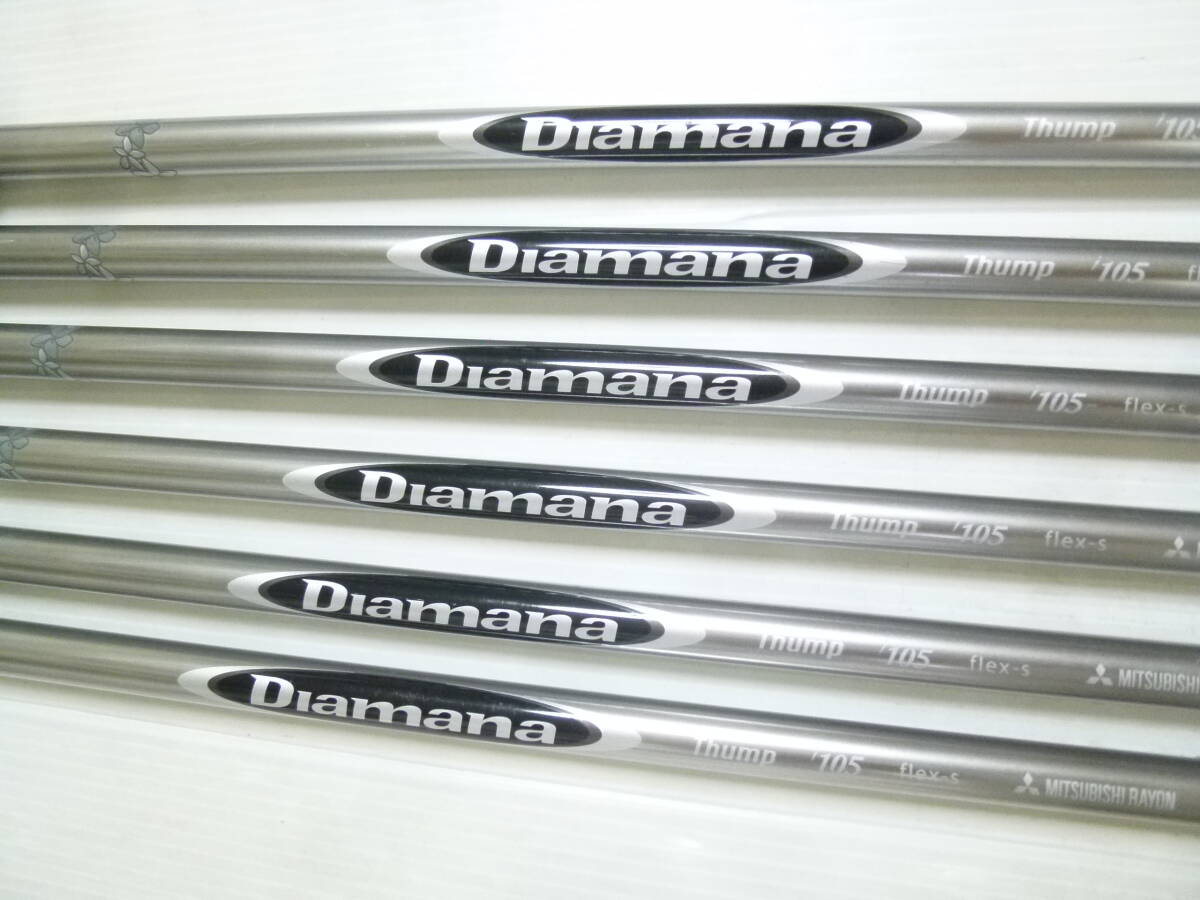 メーカー特注品!!! ◆◆ ミズノ MP-54 FORGED ディアマナ サンプ i105 Sフレックス Diamana Thump ◆◆ 5#-Pw 6本セット拍卖