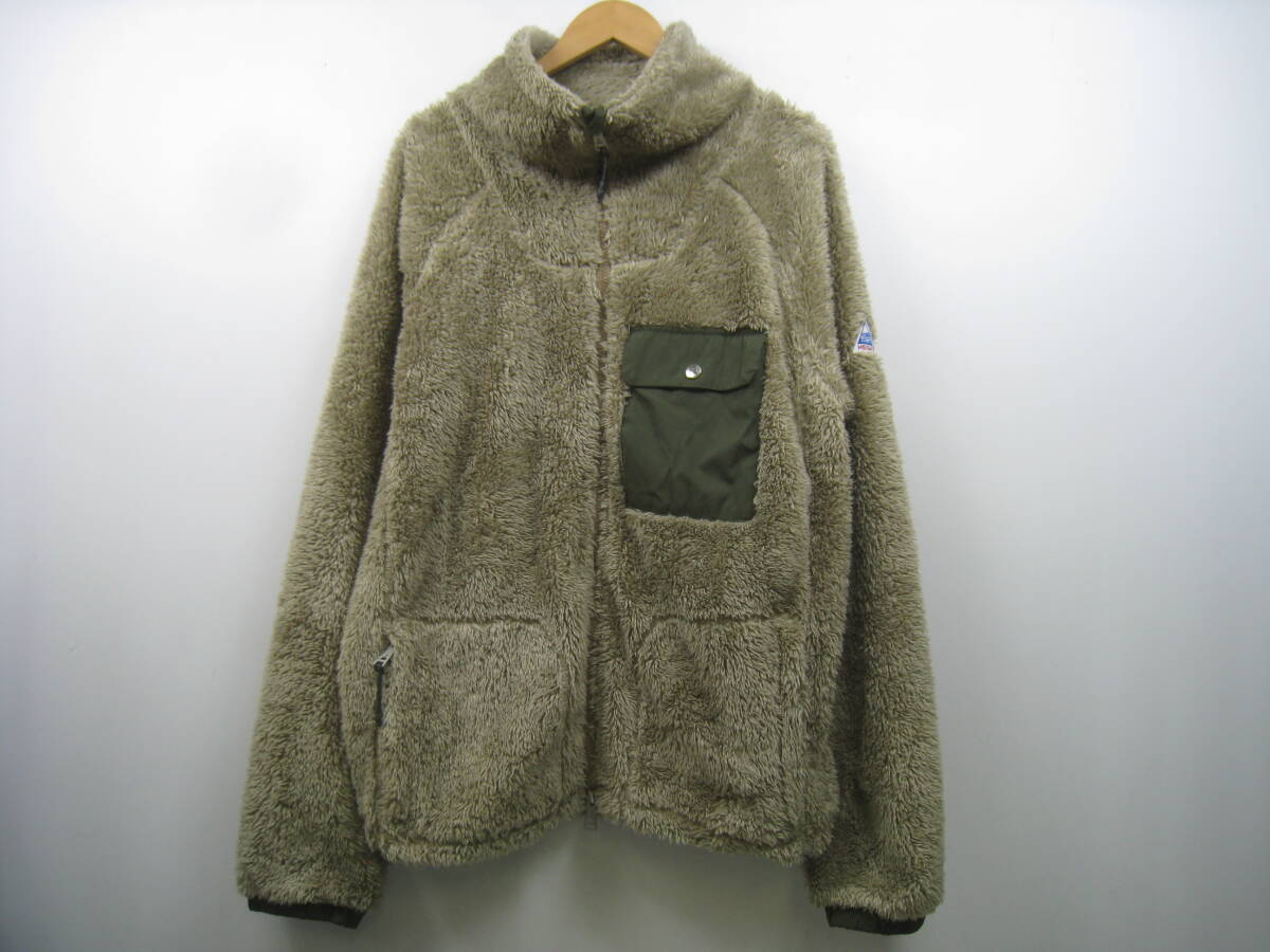 Cape HEIGHTS ケープハイツ HUDSON MASS ボア フリースジャケット フルジップ ベージュ サイズM拍卖
