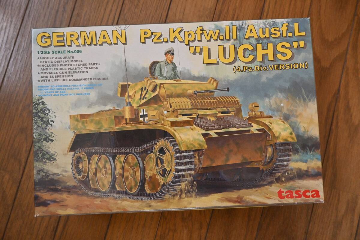 未組み立て タスカ ドイツⅡ号戦車L型 ルクス・増加装甲型拍卖