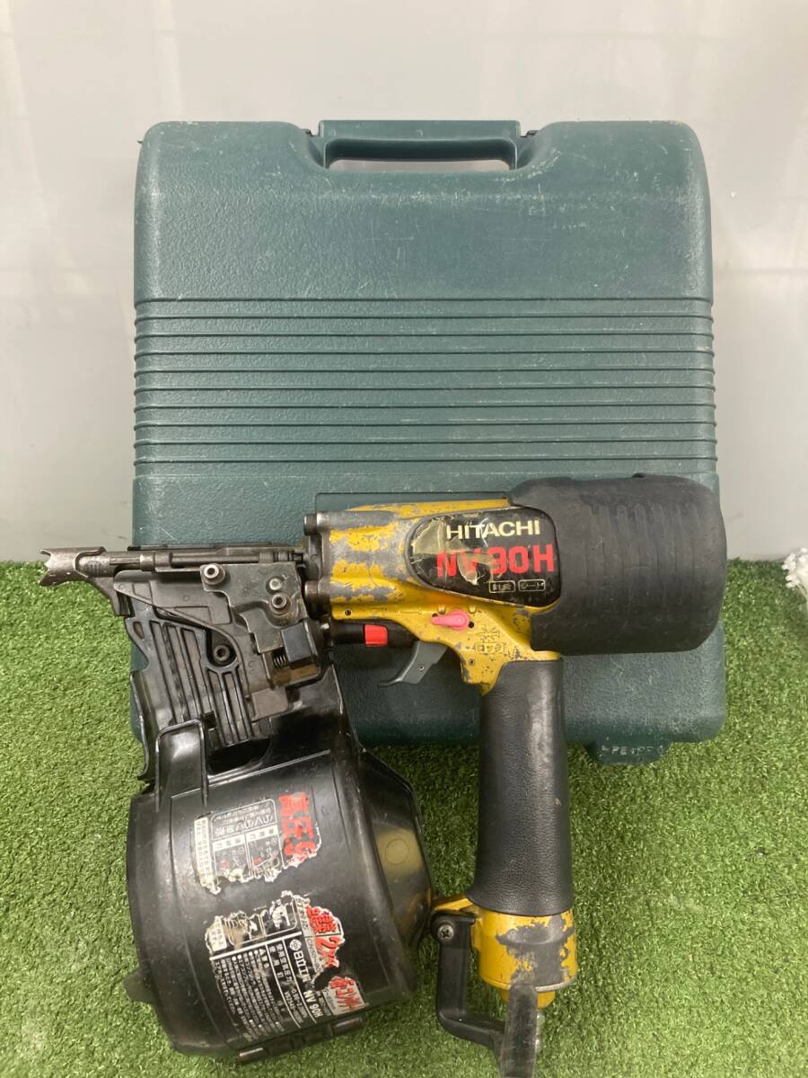 【中古品】日立工機 90mm高圧釘打機 NV90H IT4E3ASO5UKQ拍卖