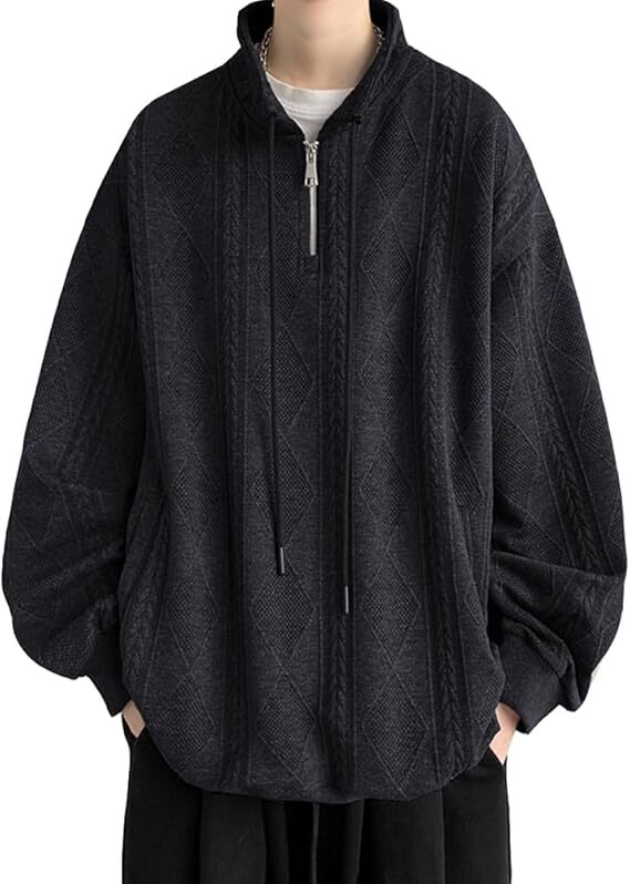 トレーナー メンズ 秋服 長袖 無地 パーカー L拍卖