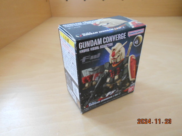 ガンダムコンバージ 45周年 ガンダム ムービーヴィジュアルセレクション 完全未開封 お菓子を食べない バンダイ拍卖