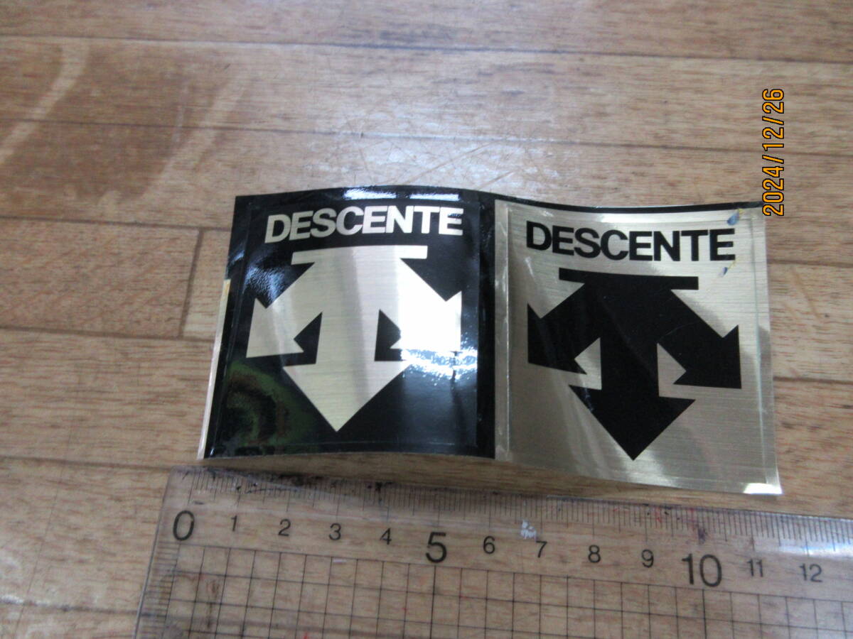 1枚限定 DESCENTE 記念 ステッカー ウインタースポーツメーカー スポンサー スーパーレア総品 当時物希少 限定品拍卖