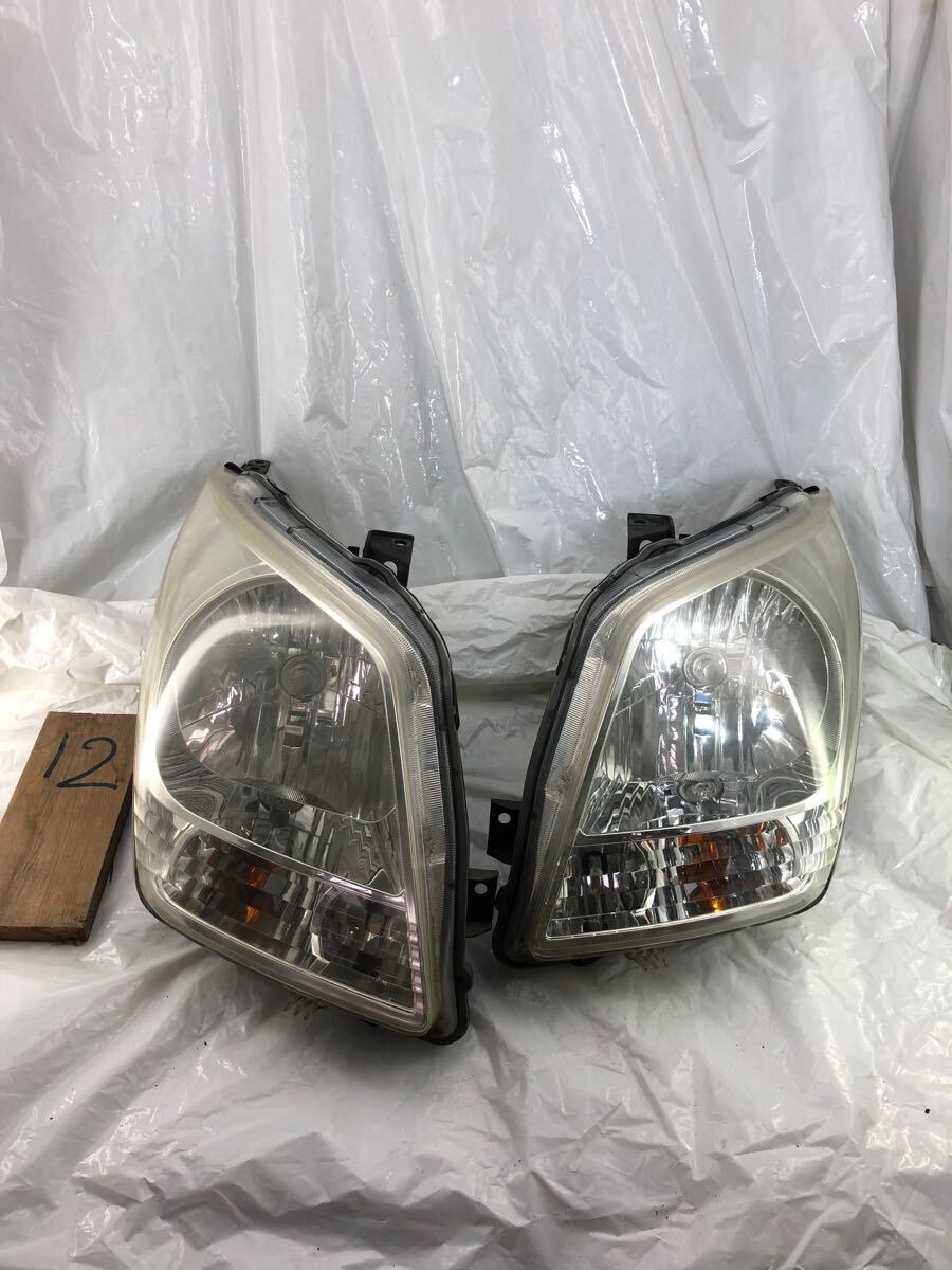 h12.112 ワゴンR 純正 レベライザー ハロゲン ヘッドライト KOITO 100-59192 左右セット ヘッドランプ拍卖