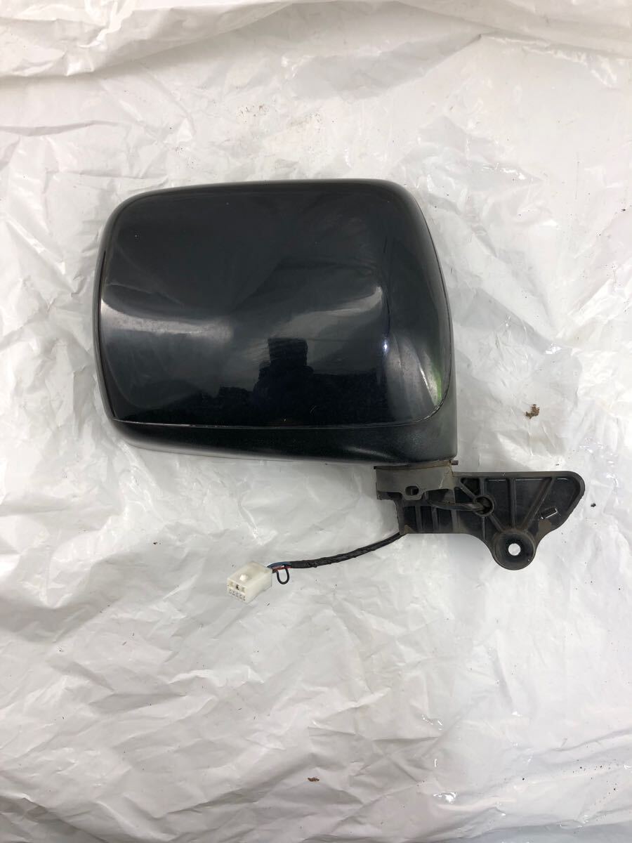 h12.124 ワゴンR MH21S 純正 右 ドアミラー 18年 5ピン ZJ3 運転席側 ブラック 黒 右サイドミラー 右ドアミラー サイドミラー 拍卖