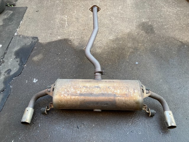 241208 RX-8 SE3P 前期  純正 リアマフラー *個人名宛配送不可 法人宛/営業所止め可能拍卖