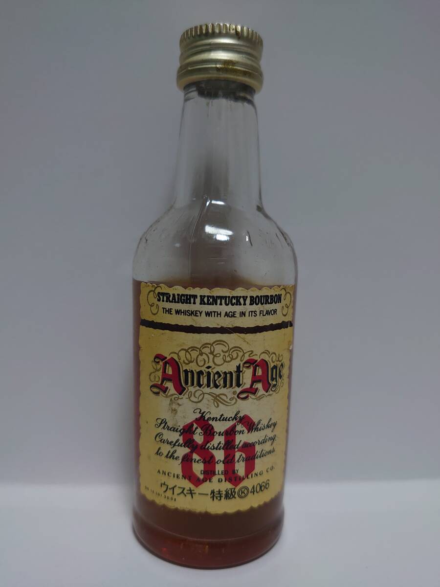 ミニボトル ケンタッキー・バーボンウイスキー「Ancient Age」 01013拍卖