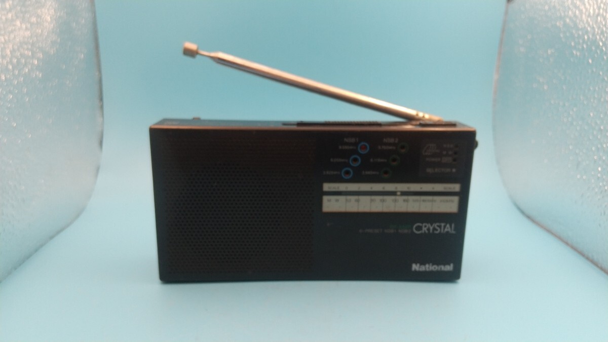 K1443 National R-266 FM/AM ラジオ ハンディポータブルラジオ 簡易確認&簡易清掃&ラジオ受信& 音出しOK 現状品 送料無料拍卖