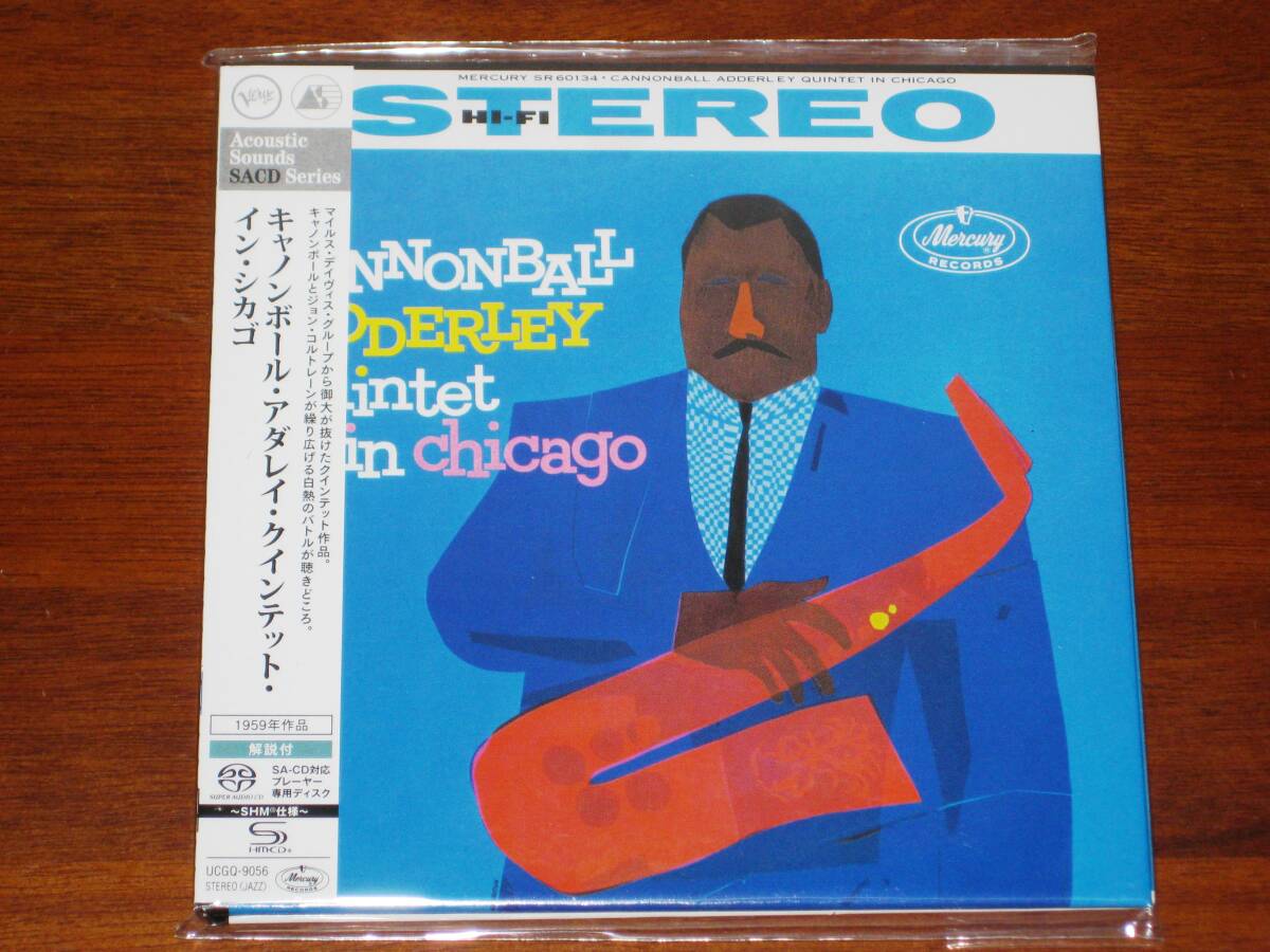 ☆ CANNONBALL ADDERLEY キャノンボール・アダレイ/ イン・シカゴ 24年発売 紙ジャケ SHM-SACD SACD専用盤 国内帯有 未開封拍卖