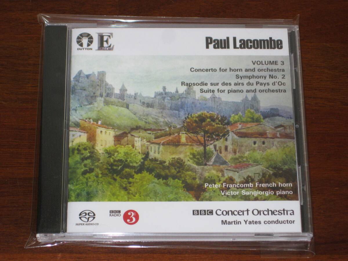 ☆ YATES イェーツ & BBCコンサート・オーケストラ/ PAUL LACOMBE (CDLX 7413) 2024年発売 Dutton社 Hybrid SACD 輸入盤拍卖