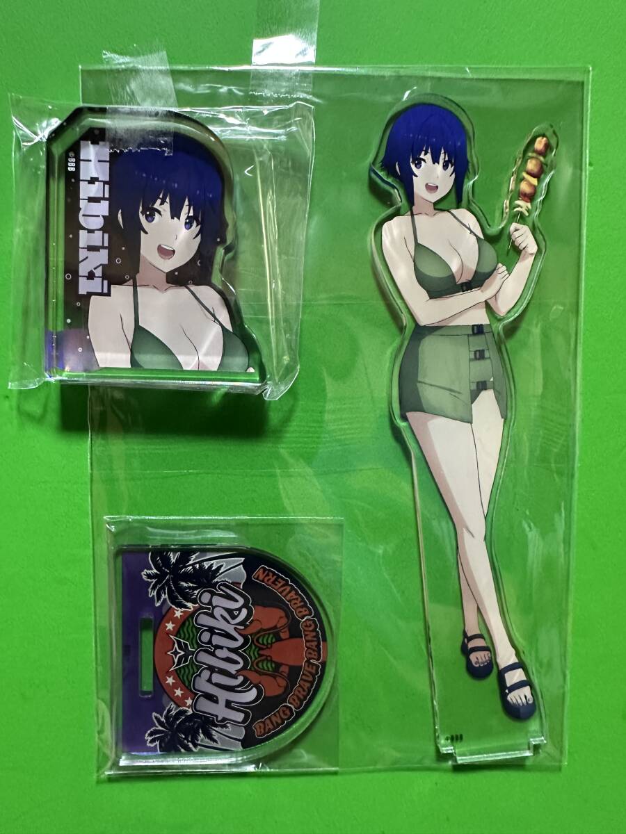 推しちゃれ 「勇気爆発バーンブレイバーン」夏だ!ビーチだ!BBQだ! くじ ヒビキ アクリルスタンド&マスコット セット拍卖