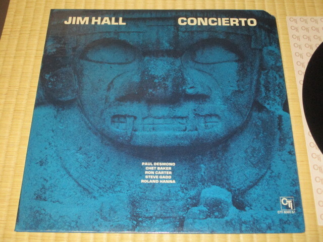 美盤 US盤 JIM HALL CONCIERTO ジム・ホール アランフエス協奏曲 VAN GELDER刻印 チェット・ベイカー スティーヴ・ガッド ロン・カーター拍卖