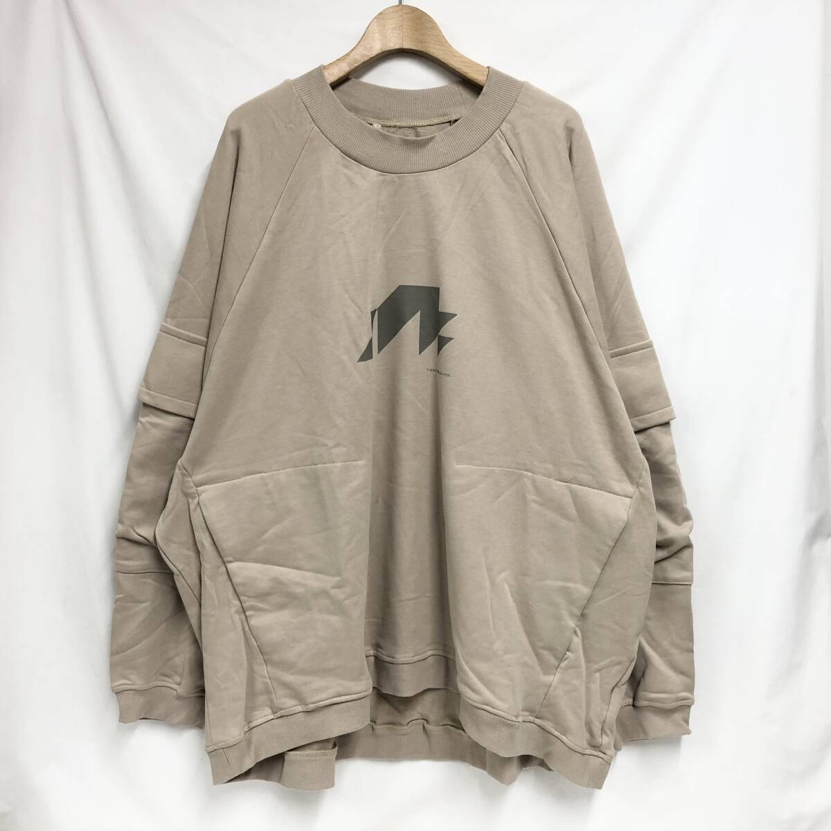 ○★新品未使用 A.F ARTEFACT (エーエフアーティファクト) 別注クルースウェット 3 ベージュ★○拍卖