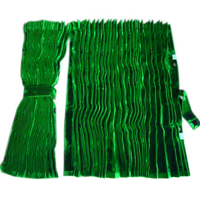 金華山 仮眠カーテン コスモス アコーディオンタイプ 2400×800mm 2枚入 4t〜大型用 グリーン拍卖