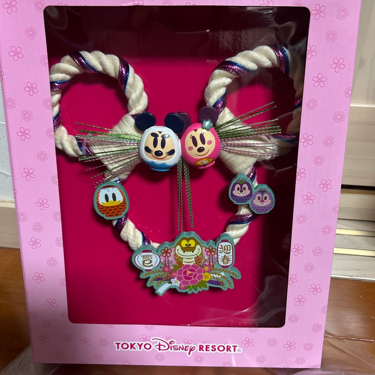 新品未開封◇ ディズニー 2025 しめ飾り お正月 干支 ダルマ拍卖