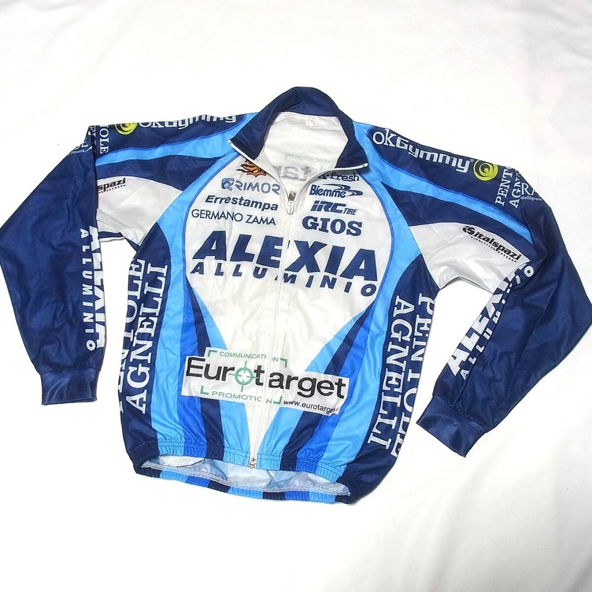 美品 レア物 BIEMME イタリア製 ウインドブレーカー サイズ1◎サイクル 薄手ジャケット◎IRCなどスポンサー多数◎送料無料拍卖
