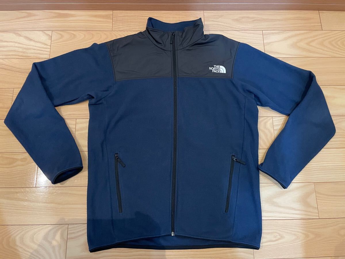 ●THE NORTH FACE●ノースフェイス●マウンテンバーサ マイクロジャケット●マイクロフリース●NL61804●サイズL●ネイビー●メンズ●中古拍卖