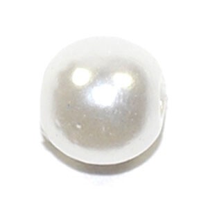 お得な プラパール カラーパール ビーズ 白 ホワイト 6mm 1連約70~80cn 約130~155コぐらい拍卖