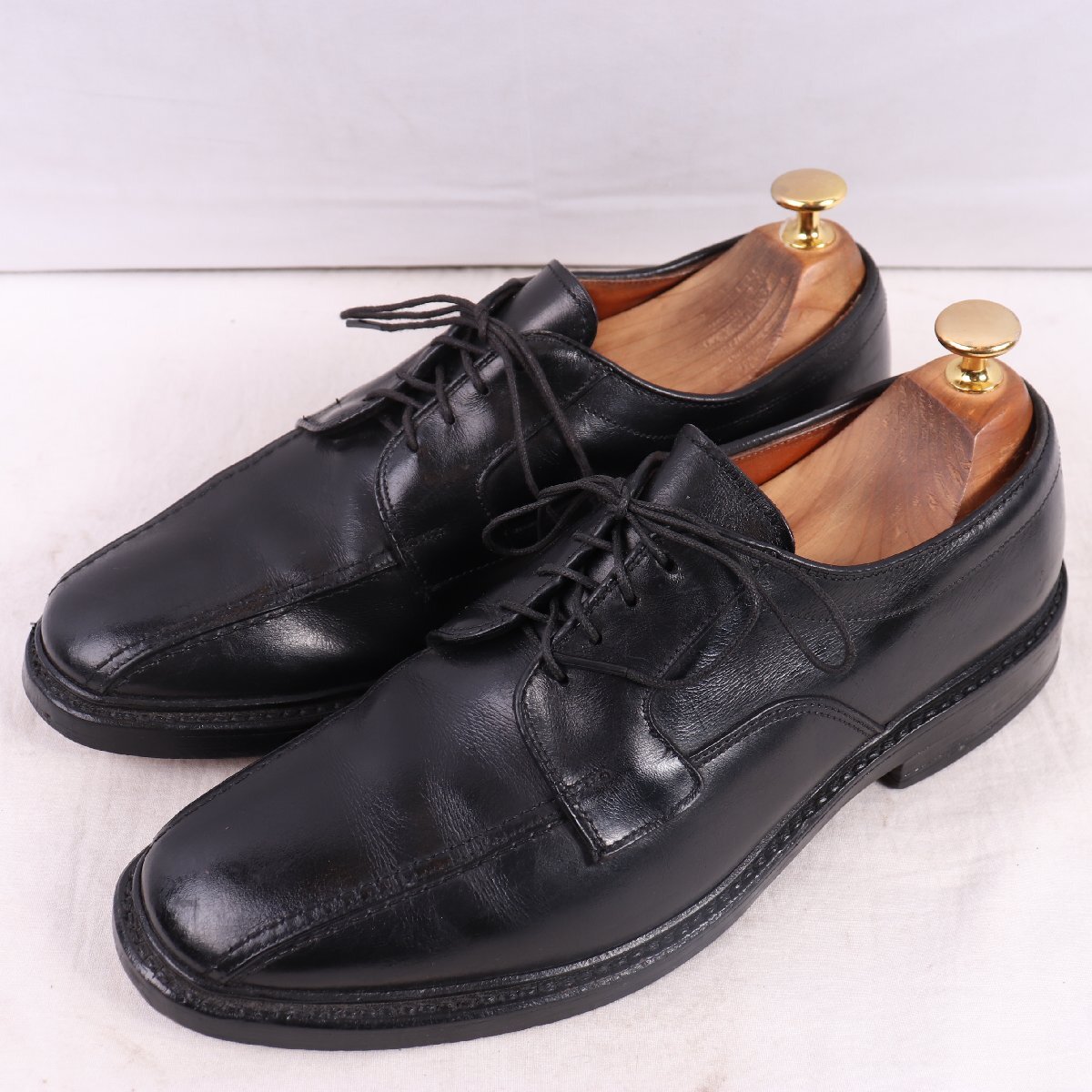 アレンエドモンズ 7 D ALLEN EDMONDS Hillcrest ヒルクレスト ブラック 黒 USA製 メンズ 革靴 中古 古着 ds4806拍卖