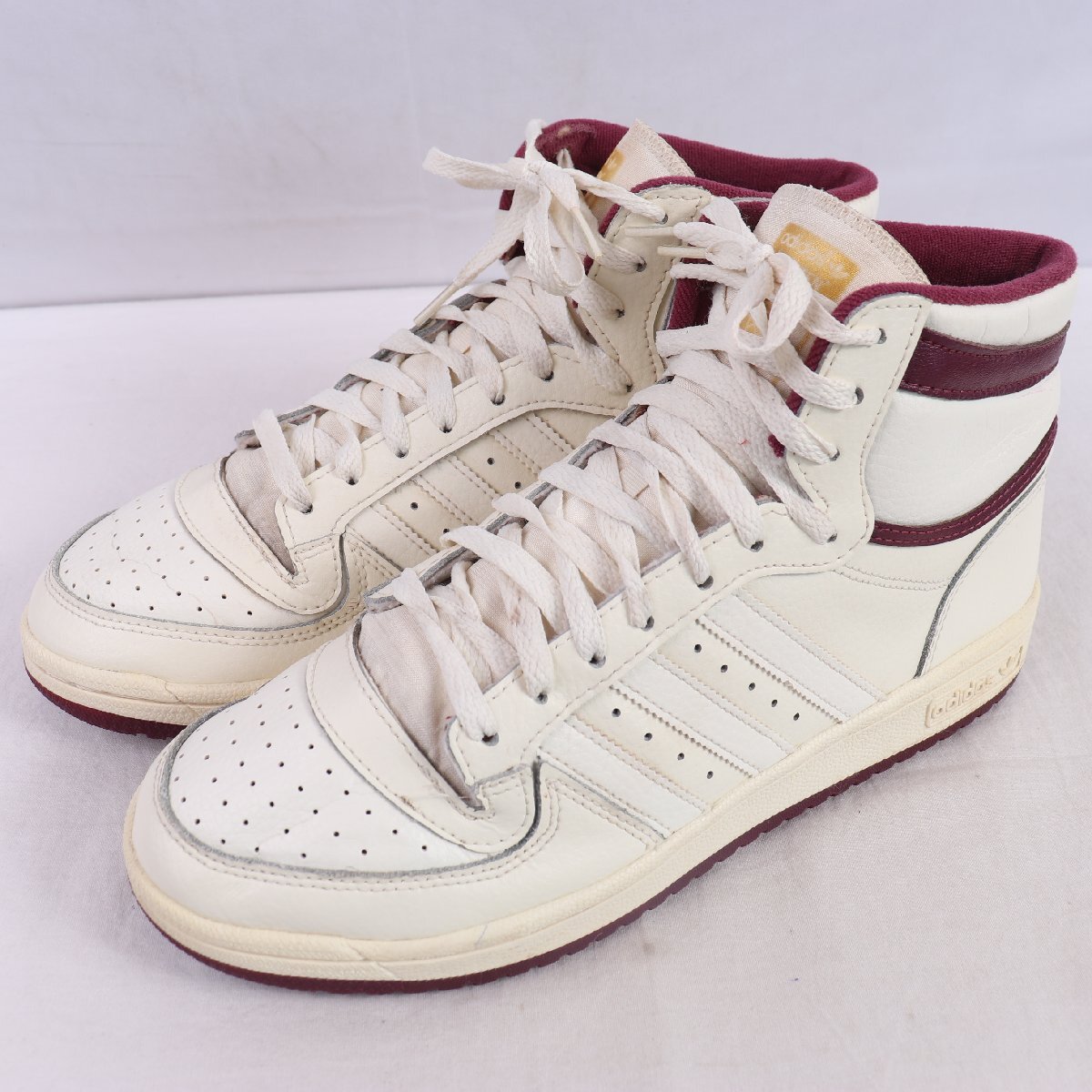 TOP TEN RB 26.5cm/adidas トップテンRB アディダス スニーカー 白 ホワイト エンジ 中古 古着 メンズ ad5798拍卖