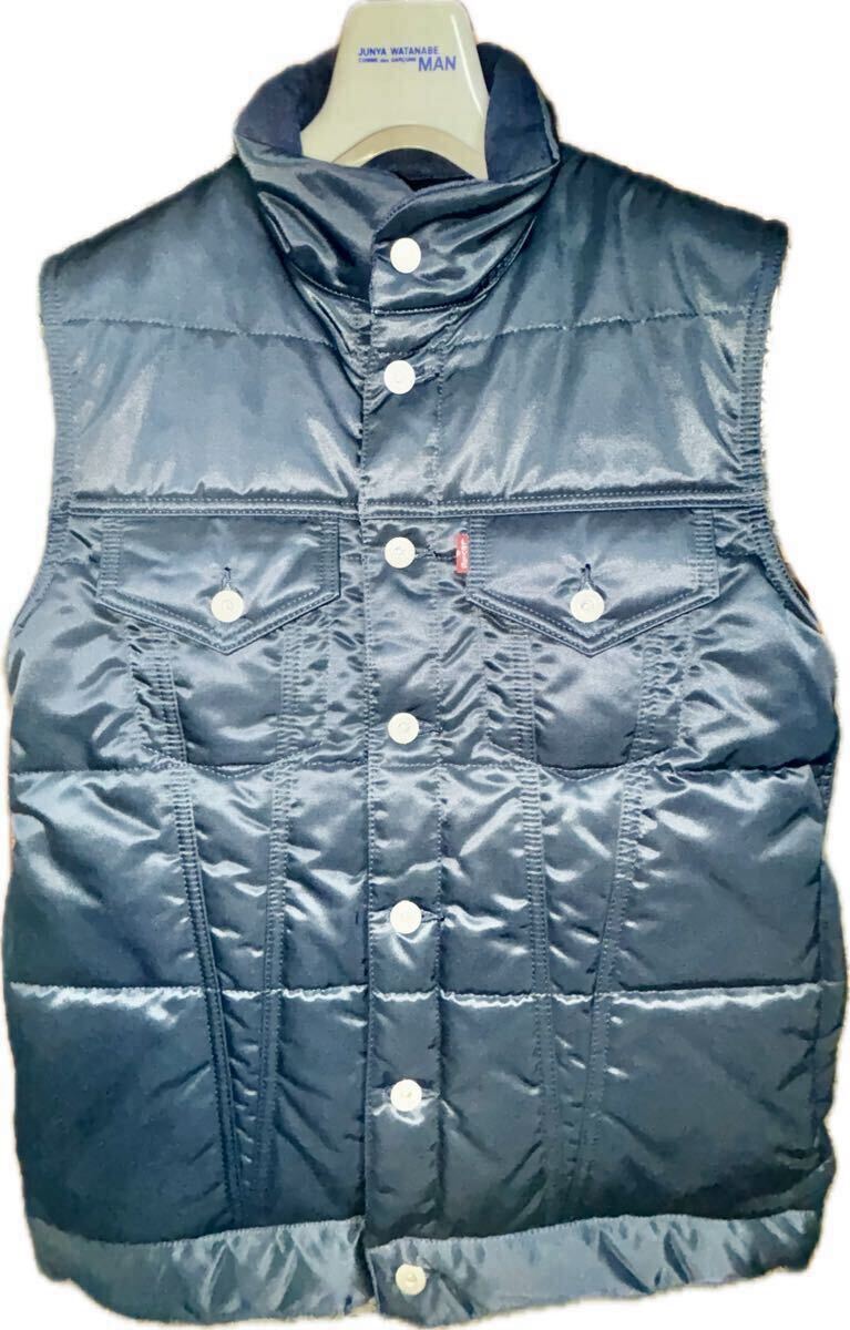 【レア未使用品】COMME des GARCONS eYeJUNYA WATANABE MAN × Levi's アイジュンヤワタナベマンxリーバイスコラボナイロンツイル3rdベスト拍卖