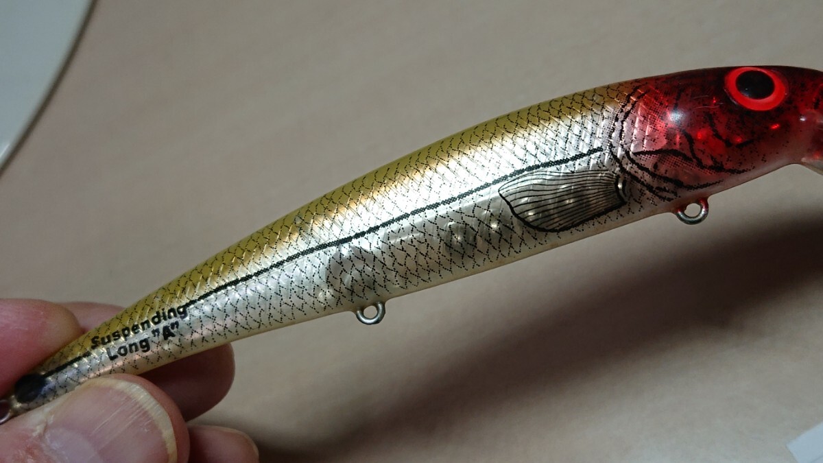 ★ボーマー ロングA サスペンド★反射板 検ヘドン レーベル アーボガスト オールド HEDDON long 整マ24.12拍卖