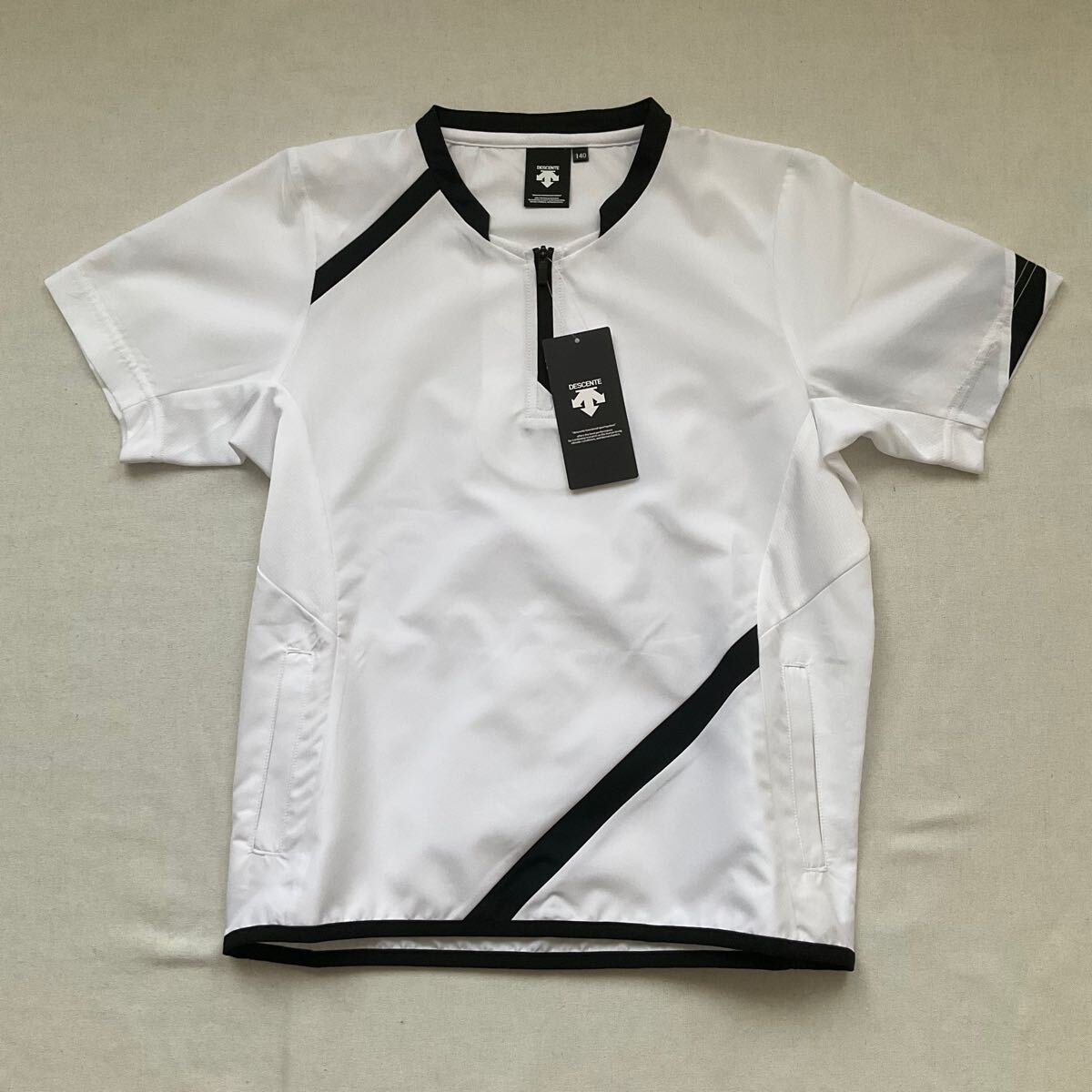 デサント(DESCENTE)(キッズ)野球 ウインドジャケット ジュニア 半袖 ウインドジャック PJ-327J ジュニア140拍卖