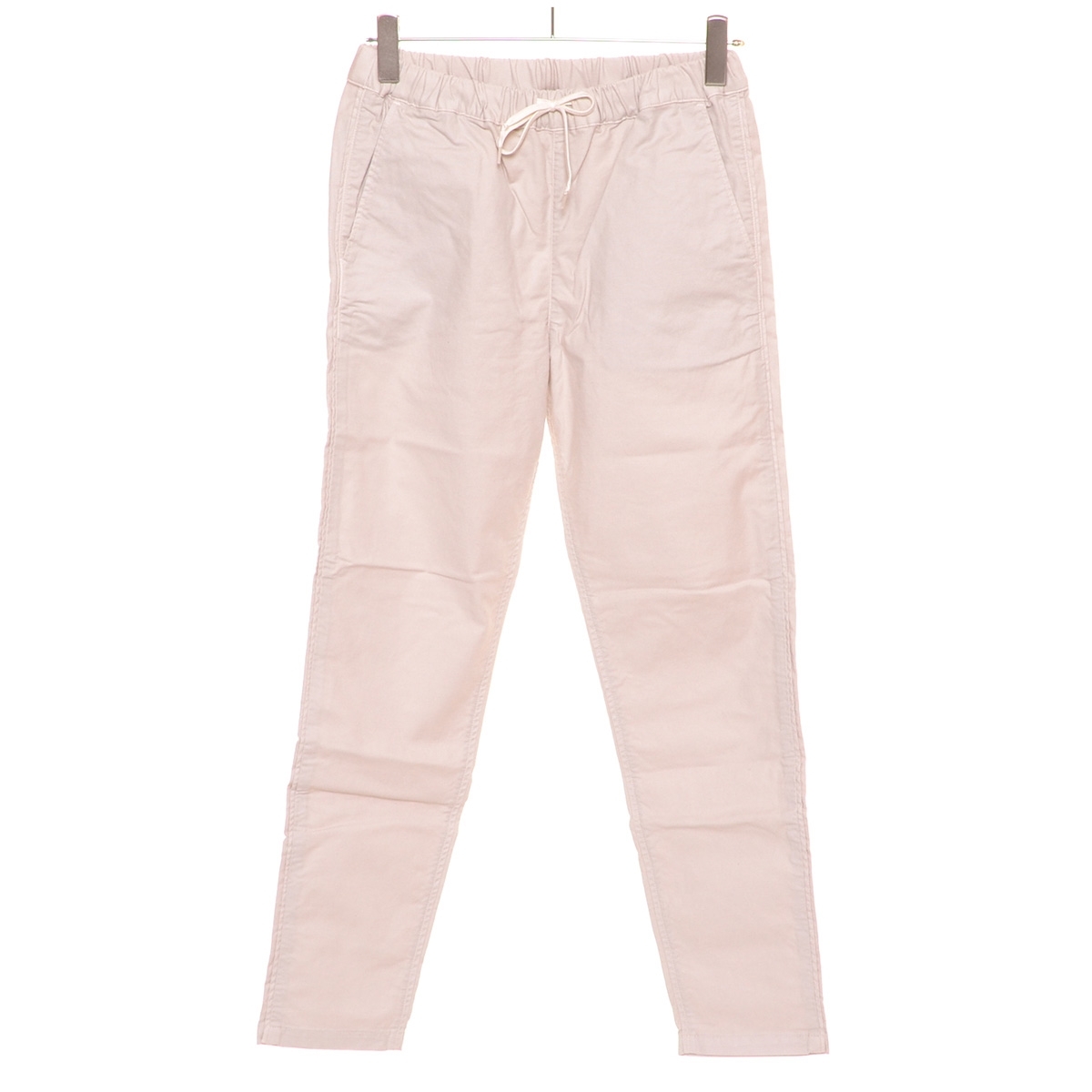 □465364 Johnbull ジョンブル ◯パンツ コットンリネン テーパードイージーパンツ ZP169 サイズM レディース アイボリー ホワイト拍卖